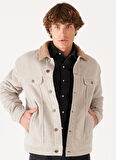 Lee Taş Erkek Denim Ceket LV50OOE32 Sherpa Jean Ceket