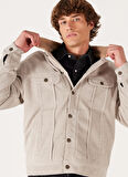 Lee Taş Erkek Denim Ceket LV50OOE32 Sherpa Jean Ceket