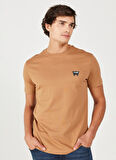 Wrangler Bisiklet Yaka Turuncu Erkek T-Shirt W70MD381A Bisiklet Yaka T-shirt