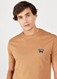 Wrangler Bisiklet Yaka Turuncu Erkek T-Shirt W70MD381A Bisiklet Yaka T-shirt