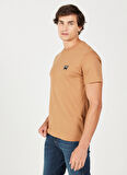 Wrangler Bisiklet Yaka Turuncu Erkek T-Shirt W70MD381A Bisiklet Yaka T-shirt