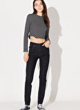 Lee Yüksek Bel Süper Dar Paça Skinny Fit Mavi Kadın Denim Pantolon L62602236-Mavi