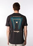 Wrangler Bisiklet Yaka Siyah Erkek T-Shirt W7A1EE33W Bisiklet Yaka T-shirt