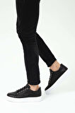 Tamer Tanca Erkek Hakiki Deri Siyah Deri Sneakers & Spor Ayakkabı 352 14100 ERK AYK Y21 SIYAH DR