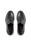Tamer Tanca Erkek Hakiki Deri Siyah Klasik Ayakkabı 537 2349Y ERK AYK SK21-22 SYH ALEX/SYH RODA