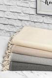 Trendy Koltuk Örtüsü Gri 2'li Set 170x230cm