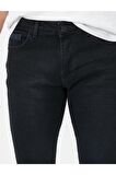 Erkek Siyah Justin Jean Pantolon