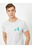 Erkek Gri T-Shirt 0YAM11501HK