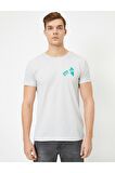 Erkek Gri T-Shirt 0YAM11501HK