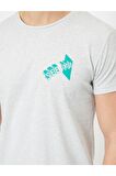 Erkek Gri T-Shirt 0YAM11501HK