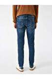 Erkek Koyu Indigo Jeans 1KAM43220MD741