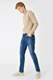 Erkek Orta İndigo Jeans 1KAM45018LD