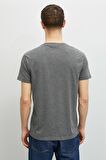 Erkek T-Shirt Kısa Kollu Bisiklet Yaka Pamuklu