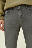 Erkek Jean Pantolon Gri