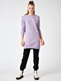 Bisiklet Yaka Vatkalı Sweatshirt