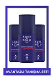 Aqua di Polo 1987 Gran Paradiso Sport EDP 100 ml üçlü Erkek Parfüm Seti STCA000501