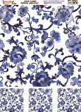 İstanbul Hobi Blue Blanc Pirinç Dekopaj pt2890