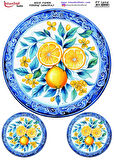 İstanbul Hobi Limon Desenli Pirinç Dekopaj pt1404