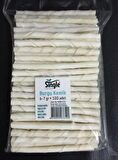 Single Kemik Burgu Çubuk Beyaz 12 Cm 6 Gr 100 Lü