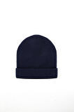 PACIFIC Lacivert Bere Nakışlı - Unisex Bere