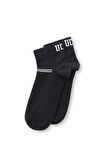 BRENNUS 3'LÜ Siyah Uzun jakarlı Standard Fit Unisex Çorap