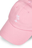 ANISTON Pembe Baseball Cap Nakışlı - Unisex Şapka
