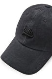 FORTUNO Siyah Baseball Cap Nakışlı - Unisex Şapka
