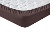 KOBEHOME ÖRME PENYE LASTİKLİ ÇARŞAF, TEK KİŞİLİK, %100 PENYE LUX PAMUK SERİSİ, 130 GR/M²