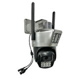 Rose AV-30180 Çift Kameralı 8x Zoom 1080P PTZ Dış Ortam Wifi Kamera