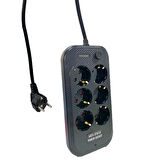 Rose GR-600 6'lı 5Metre Kablolu Akım Korumalı Grup Priz