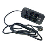 Rose GR-600 6'lı 5Metre Kablolu Akım Korumalı Grup Priz