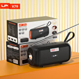 Rose SP-403 El Fenerli Taşınabilir Solar Şarjlı Bluetooth FM Radyo Hoparlör