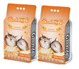 Goldlife Premium Portakal kokulu Kedi Kumu 10 Lt * 2 ADET