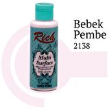 Rich Multi Surface Akrilik Boya 120ml 2138 Bebek Pembe