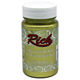 Rich Multi Surface Titanium Metalik Boya 90ml 2518 Beyaz Altın