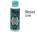 Rich Multi Surface Akrilik Boya 120ml 2100 Beyaz