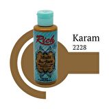 Rich Multi Surface Akrilik Boya 120ml 2228 Karamel
