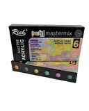 Rich Mastermix Akrilik Boya Pastel Renkler 60cc 6’lı Set 