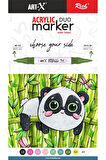 ART-X AKRİLİK MARKER ÇİFT TARAFLI KALEM No : 20