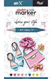 ART-X SKETCH MARKER ÇİFT TARAFLI KALEM 7546