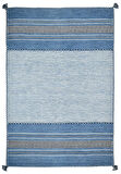 Trb-01 Iskandinav Pamuk Kilim El Dokuma Açık Mavi