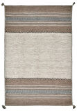 Trb-01 Iskandinav Pamuk Kilim El Dokuma Fildişi