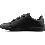 U.S Polo Assn. Sınger Siyah Cırtlı Erkek-Kız Çocuk Sneaker Spor Ayakkabı