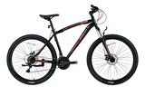 BİSAN MTS 4600 ERKEK DAĞ BİSİKLETİ 44CM MD 26 JANT 21 VİTES MAT SİYAH TURUNCU