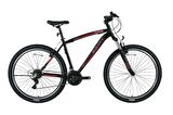 BİSAN MTS 4600 ERKEK DAĞ BİSİKLETİ 46CM V 27.5 JANT 21 VİTES MAT SİYAH KIRMIZI