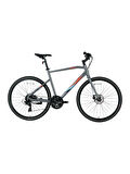 Bisan TRX 8400 Altus 27 Vites HD Fren 28 Jant Trekking Şehir Bisikleti Gri Kırmızı Mavi 54 Kadro