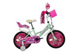 BİSAN ROSE KIZ ÇOCUK BİSİKLETİ 26CM V 16 JANT MİNT YEŞİL PEMBE