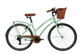 BİSAN SERENITY S KADIN ŞEHİR BİSİKLETİ 48CM V 28 JANT 7 VİTES MİNT YEŞİL SİYAH