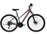 BİSAN TRX 8300 KADIN ŞEHİR BİSİKLETİ 45CM HD 28 JANT 27 VİTES ALTUS METALİK GRİ TURUNCU