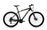 BİSAN MTX 7200 DAĞ BİSİKLETİ 43 CM MD 29 JANT 24 VİTES MAT SİYAH YEŞİL 